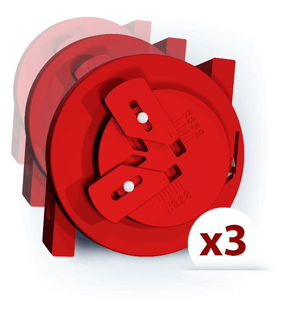 Rotazor ayarlanabilir 60–74mm versiyonu